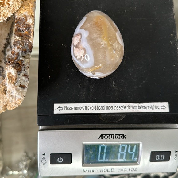 Flower Agate Egg FE01 - Picture 3 of 5